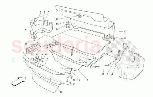 Part Diagram for Maserati 81574713