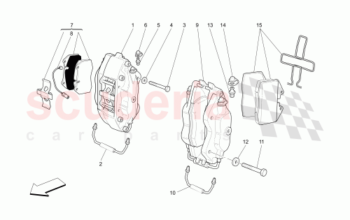 Part Diagram for Maserati 383300215