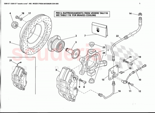 Part Diagram for Maserati 383800108