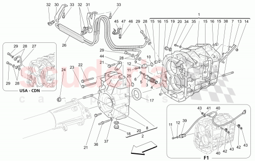 Part Diagram for Maserati 203017
