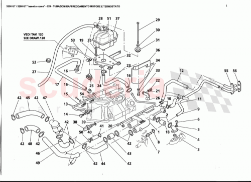 Part Diagram for Maserati 14454380