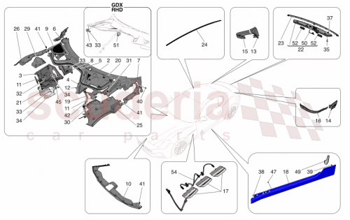 Part Diagram for Maserati 670296085