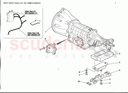 Part Diagram for Maserati 384805099