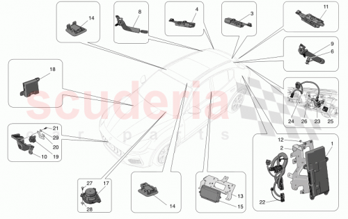 Part Diagram for Maserati 670170853