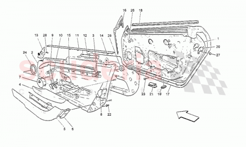 Part Diagram for Maserati 980145343