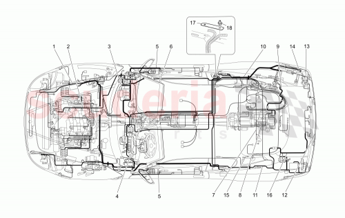 Part Diagram for Maserati 206640