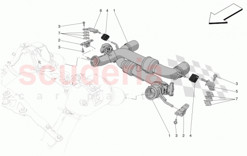 Part Diagram for Maserati 670214544