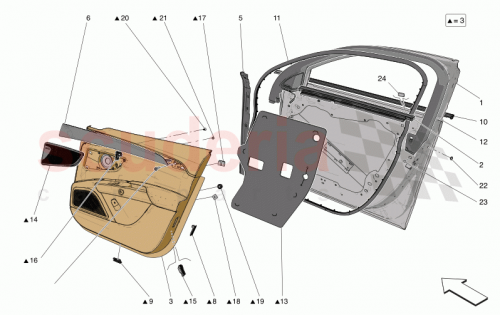 Part Diagram for Maserati 673014497