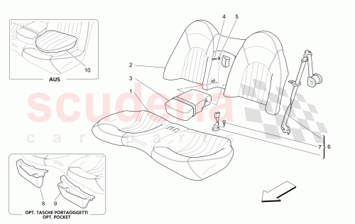 Part Diagram for Maserati 981203208