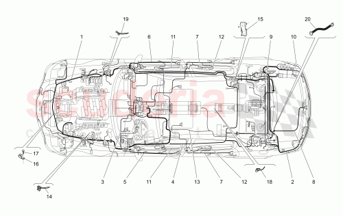 Part Diagram for Maserati 10448890
