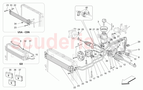 Part Diagram for Maserati 11198374