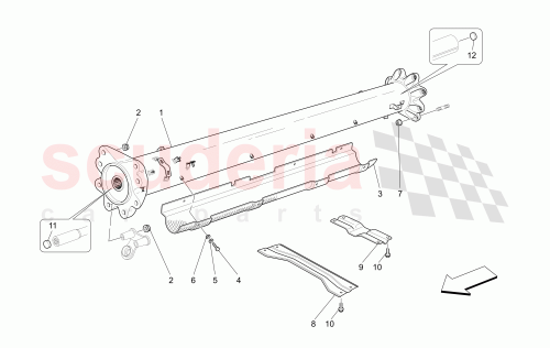 Part Diagram for Maserati 66931600