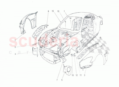 Part Diagram for Maserati 66883300