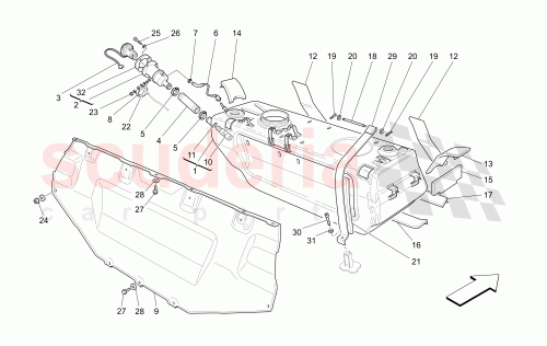 Part Diagram for Maserati 192993