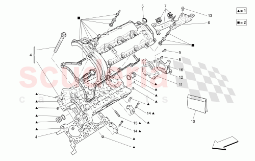 Part Diagram for Maserati 46328683