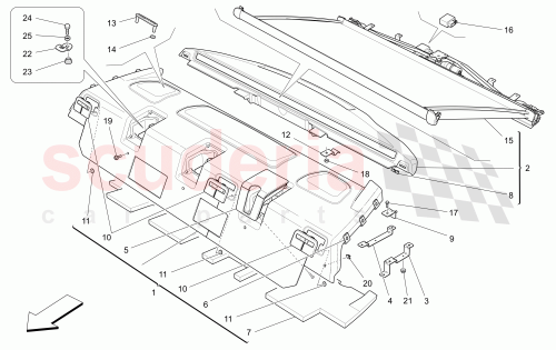 Part Diagram for Maserati 670049297