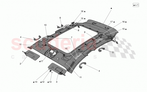Part Diagram for Maserati 670269411