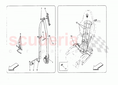 Part Diagram for Maserati 11063974