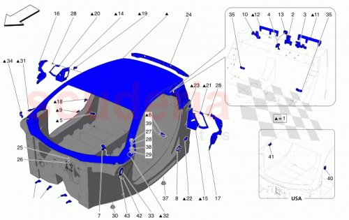 Part Diagram for Maserati 670160201