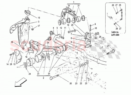 Part Diagram for Maserati 980139893