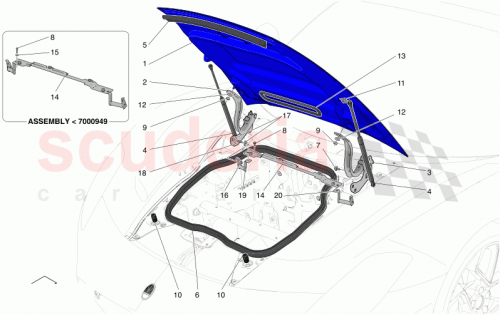 Part Diagram for Maserati 670294504