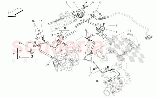Part Diagram for Maserati 299987