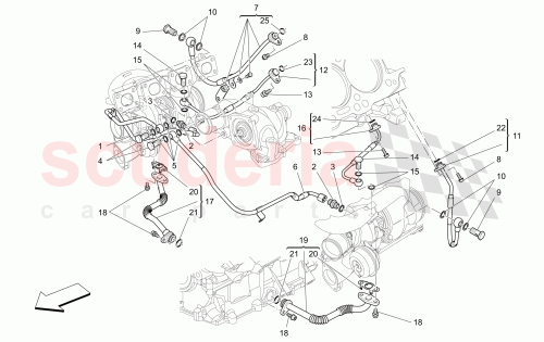 Part Diagram for Maserati 278398