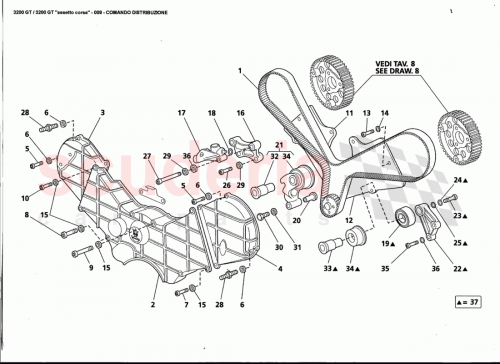 Part Diagram for Maserati 98025