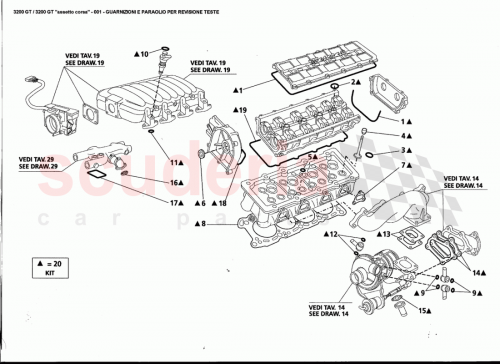 Part Diagram for Maserati 14459081