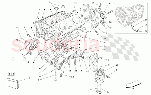 Part Diagram for Maserati 670004297