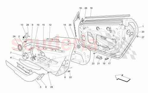 Part Diagram for Maserati 968794902