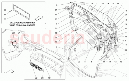 Part Diagram for Maserati 670075429