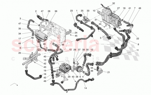 Part Diagram for Maserati 675001356