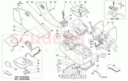 Part Diagram for Maserati 67696611