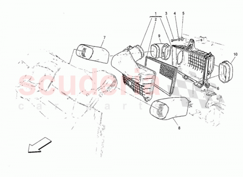 Part Diagram for Maserati 205468