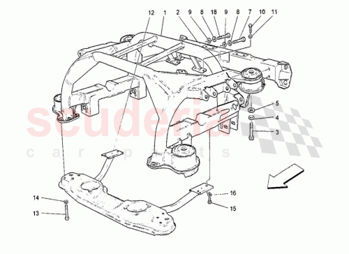 Part Diagram for Maserati 67483100