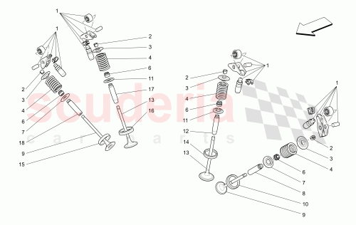 Part Diagram for Maserati 301303