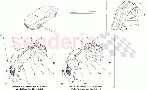 Part Diagram for Maserati 670007383
