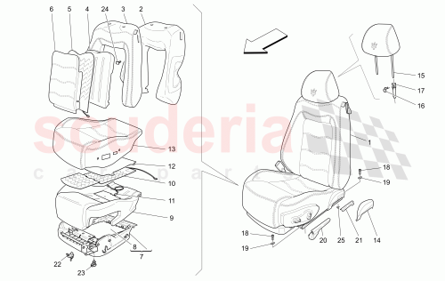 Part Diagram for Maserati 953172924