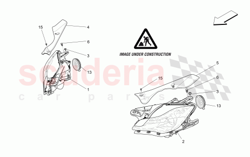 Part Diagram for Maserati 670100617