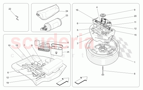 Part Diagram for Maserati 675000492