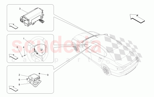 Part Diagram for Maserati 670100884