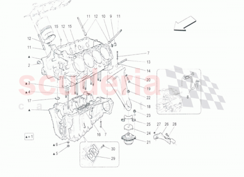 Part Diagram for Maserati 226572