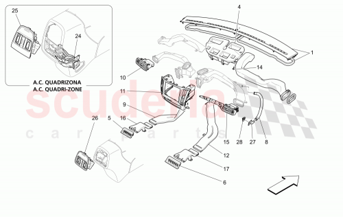 Part Diagram for Maserati 670049283
