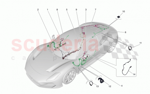 Part Diagram for Maserati 670181000