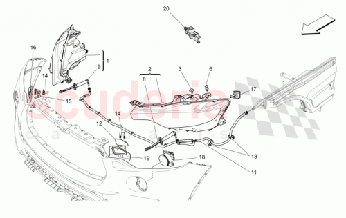Part Diagram for Maserati 670034639