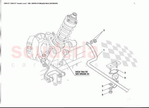 Part Diagram for Maserati 189935