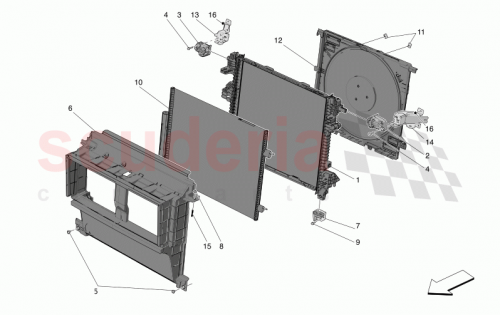 Part Diagram for Maserati 670182500