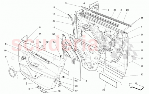 Part Diagram for Maserati 670207842