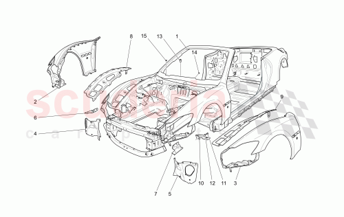 Part Diagram for Maserati 82503200